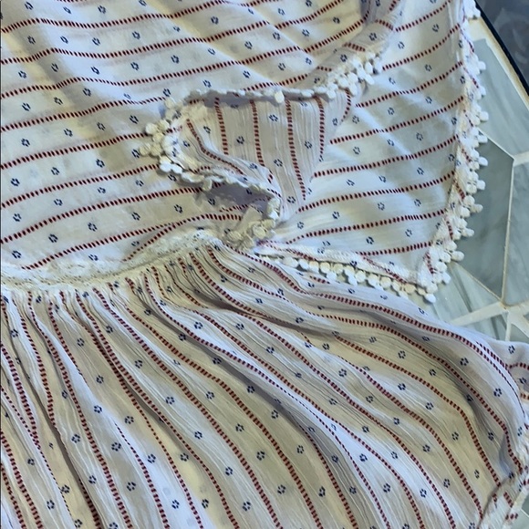 Moon River Boho Stripped Blouse - Picture 10 of 10